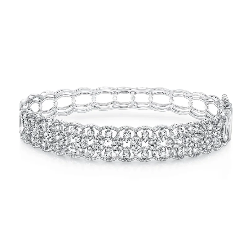 Matching Bangles For Bridesmaids-Uneek Lace Collection Cuff Bangle