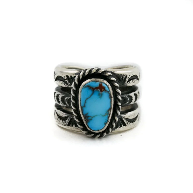 Men’s Wedding Band with DiamondsNATAN Egyptian Turquoise Silver Ring