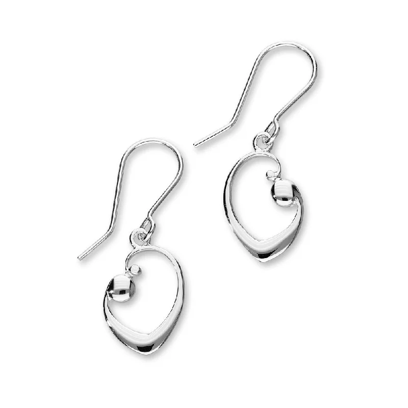 Bold Pearl Earrings-Meira Silver Earrings E1387