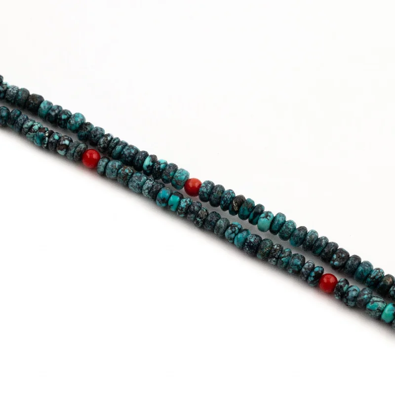 Custom Wedding Ring with Custom Engraving-Multi-layer Crystal Necklace-Turquoise Coral Choker Necklace