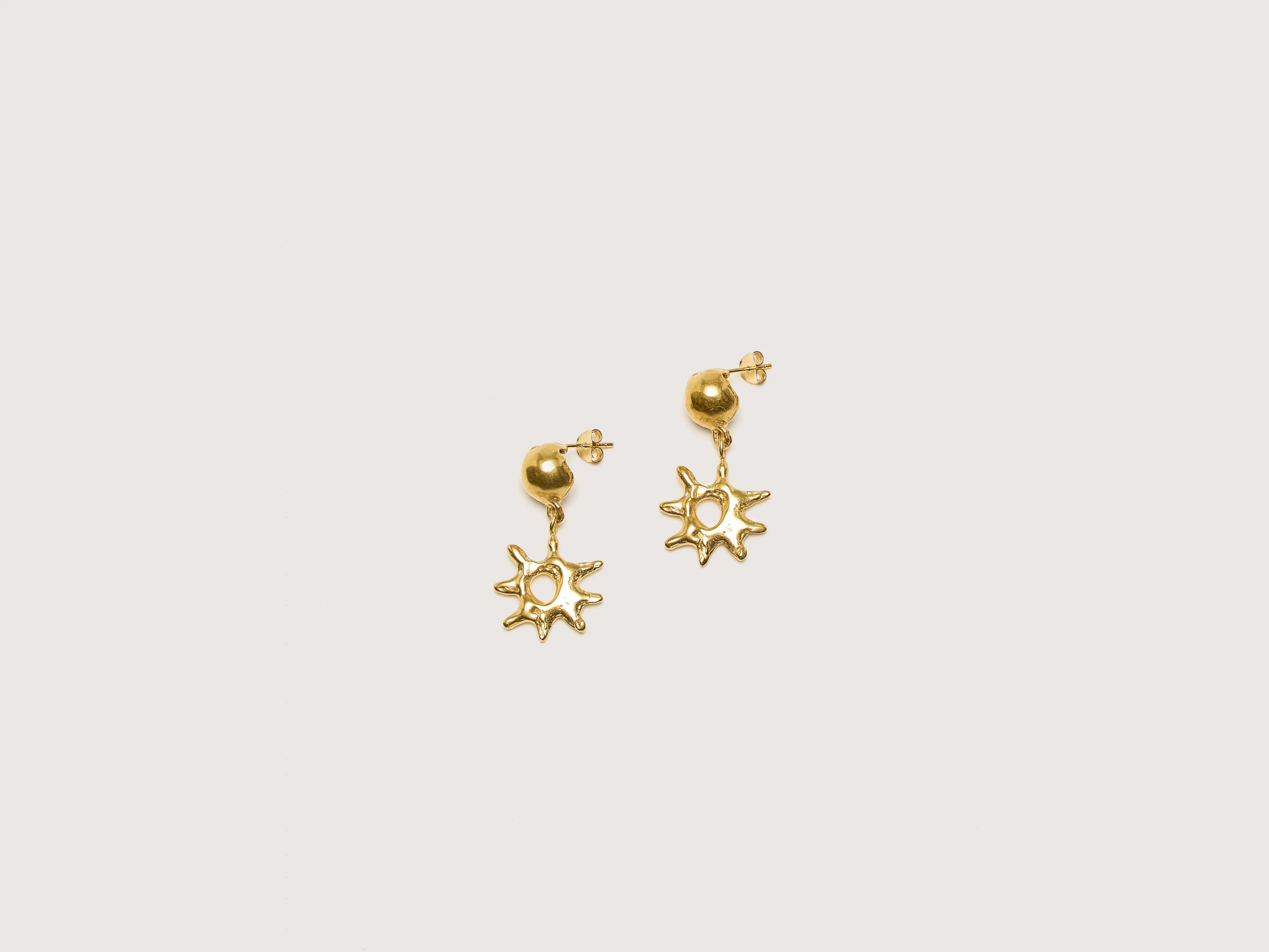 Crystal Hoop Earrings-Alba Gold Earrings (242 / W / GOLD)