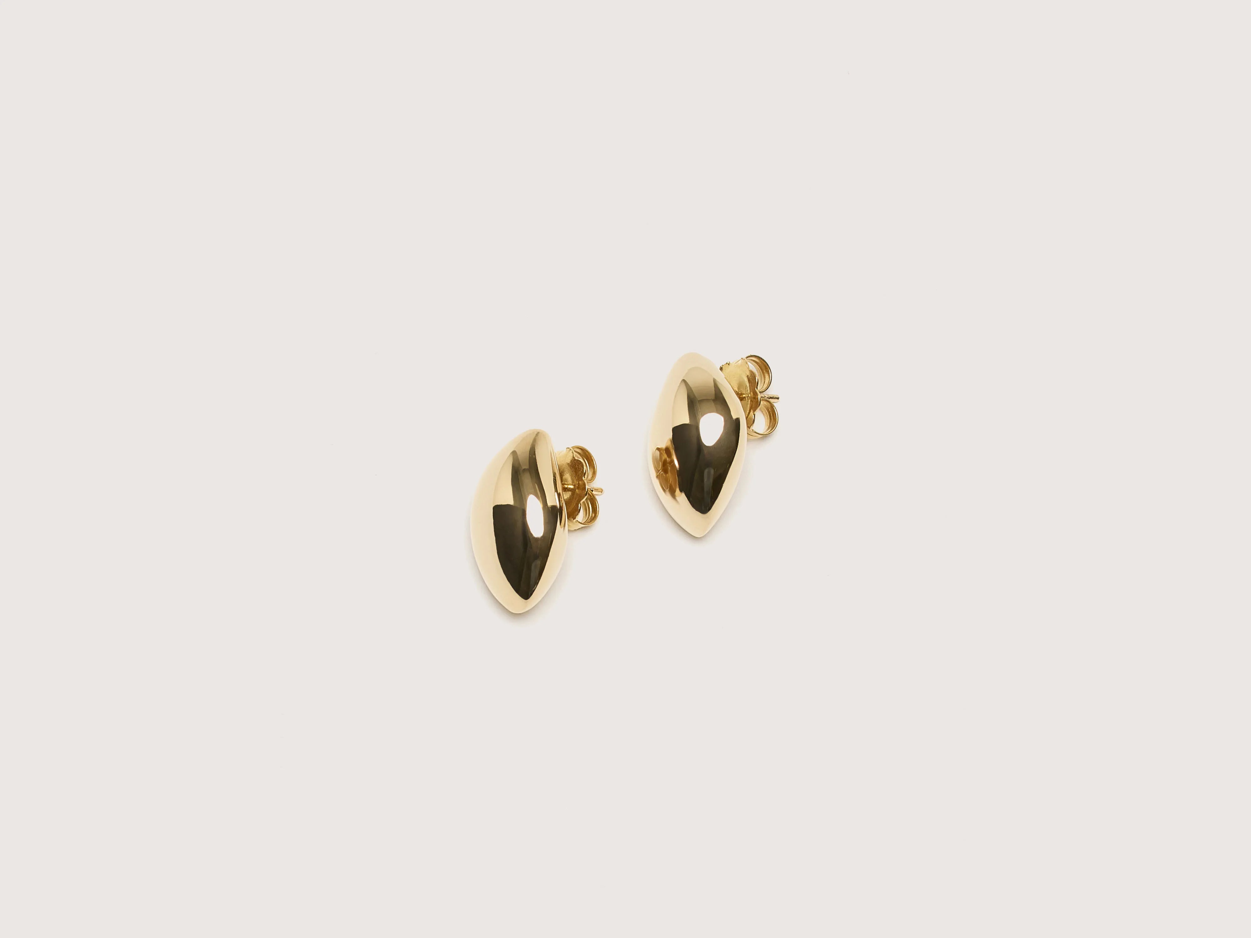 Fashion Drop Earrings-Bullion Earrings (242 / W / GOLD)