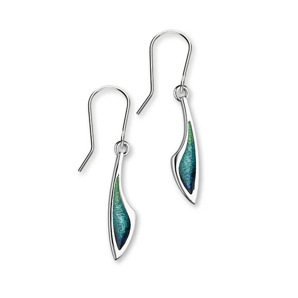 Designer Stud Earrings-Coastal Silver Earrings EE327