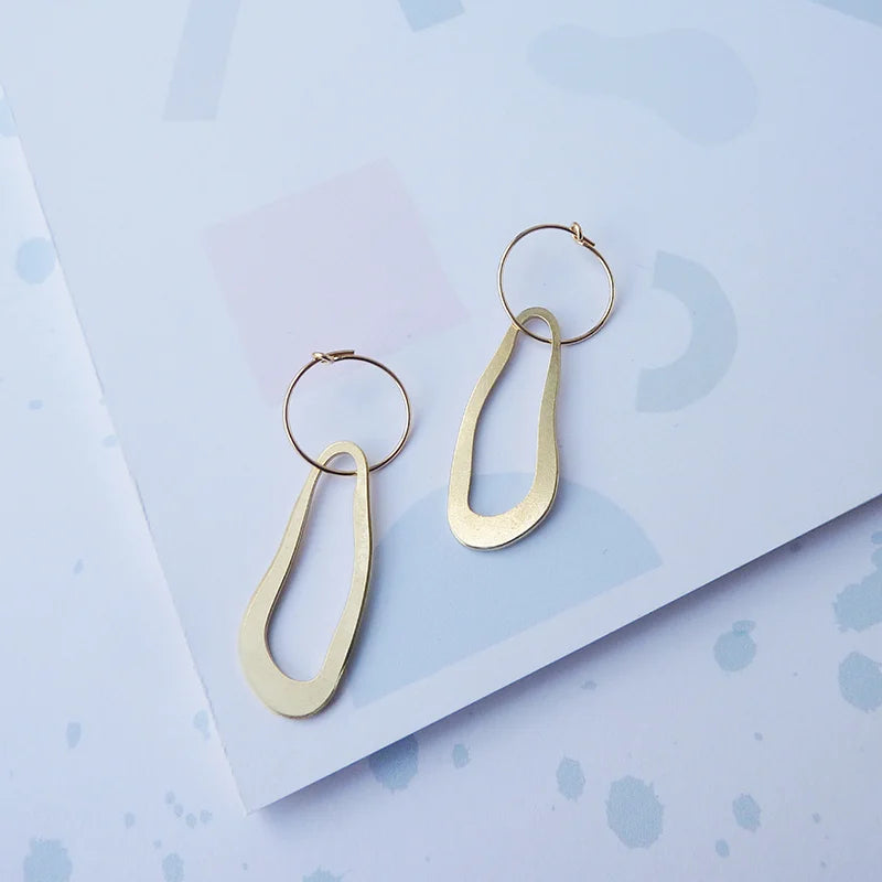 Simple Crystal Earrings-Pool Earrings (Design 1)