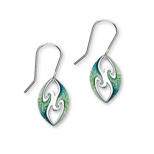 Fashionable Earrings-Bali Silver Earrings EE460