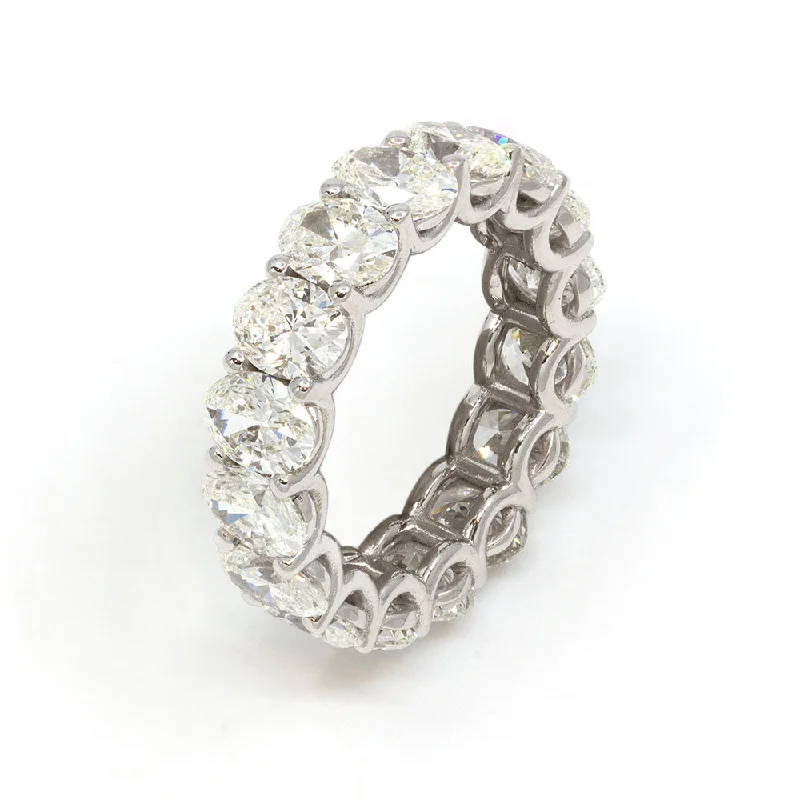 Custom Stackable Ring Set for WomenOval Diamond Eternity Band