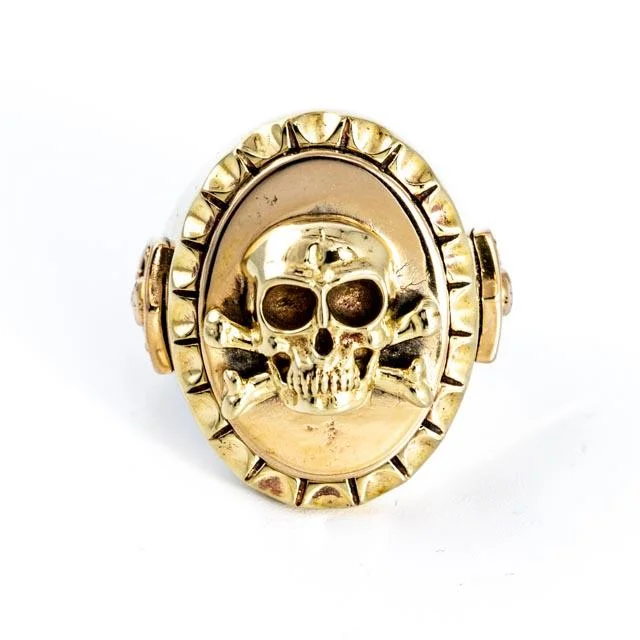 Personalized Wedding Ring for HimHeavy Brass "Harlock" Ring