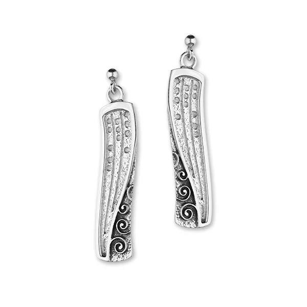 Vintage Dangle Earrings-Indulge Silver Earrings E1801