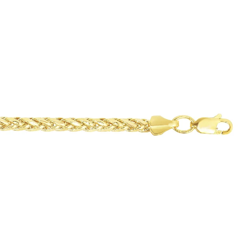 Modern Solitaire Ring-Blue Necklace-14kt 24" Yellow Gold Diamond Cut Lite Franco Necklace with Lobster Clasp DFR080-24