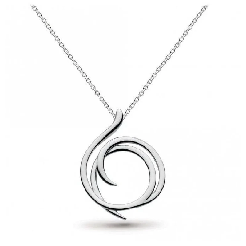 Diamond Solitaire Wedding Ring-Crystal Heart Pendant Necklace-Silver Enwtine Helix Wrap Necklace