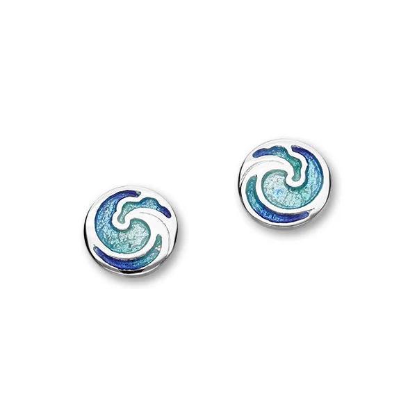 Stud Earrings for Everyday-Coastal Silver Earrings EE317