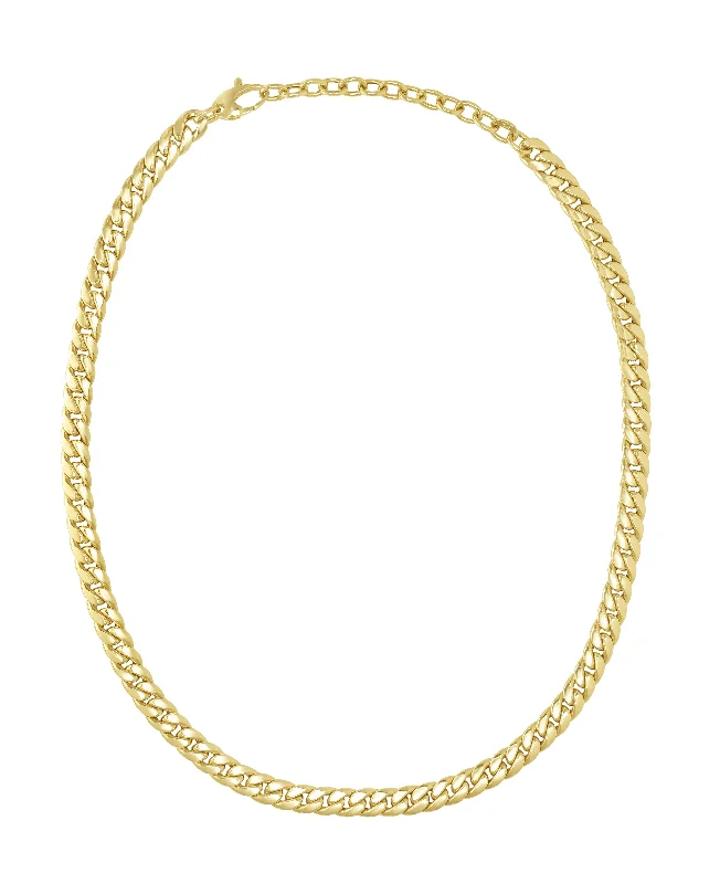 Wooden Bracelets-14K Gold Classic Cuban Link