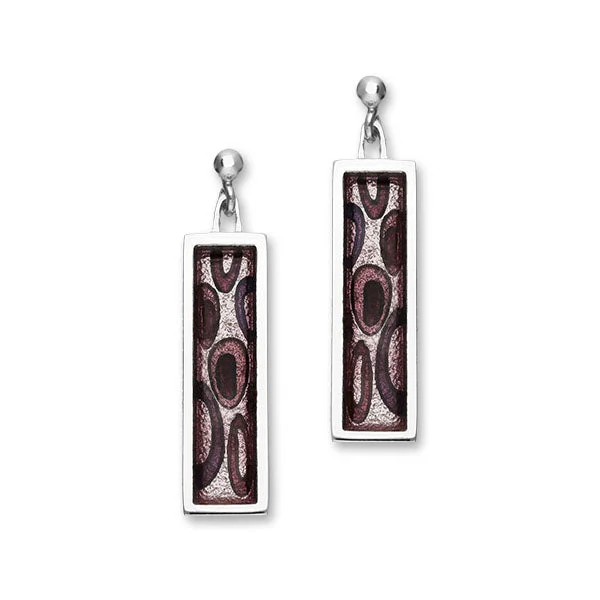 Real Gemstone Earrings-Indulge Silver Earrings EE546