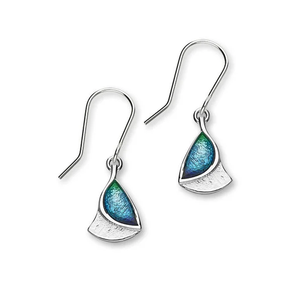 Engraved Earrings-Haven Silver Earrings EE479