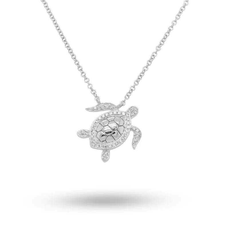 Custom Gemstone Wedding Ring-Heart-shaped Gold Pendant Necklace-14k White Gold Turtle Necklace