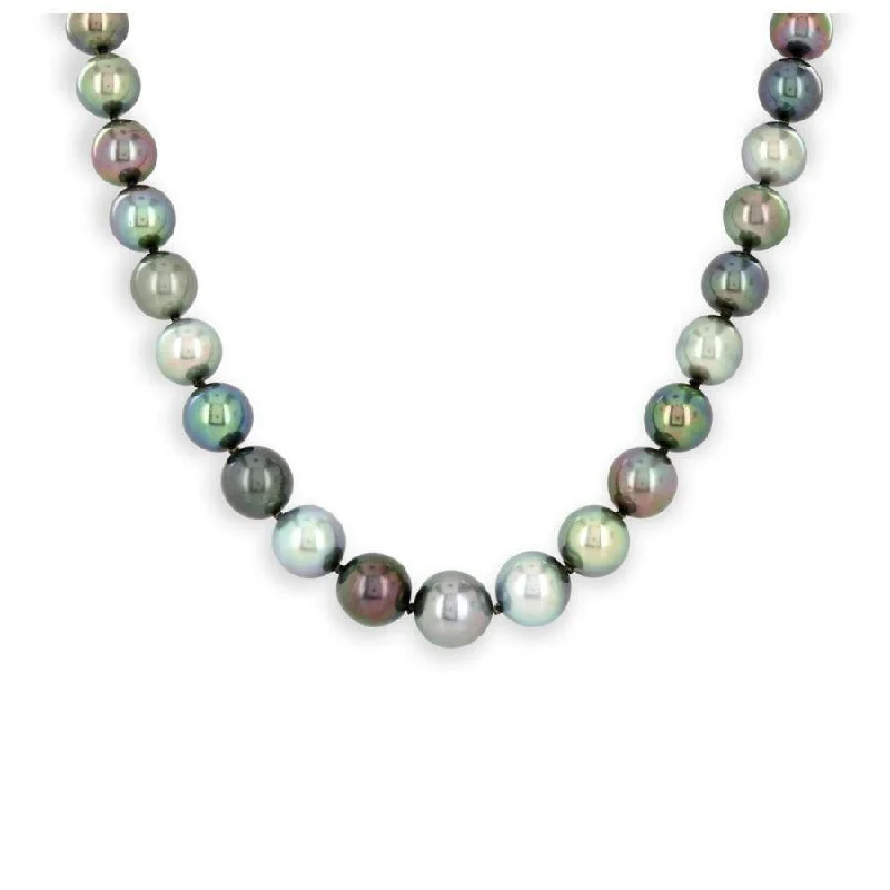 Birthstone Ring for Wedding Anniversary-Personalized Diamond Necklace-Multi-Coloured Tahitian Cultured Pearl Necklace