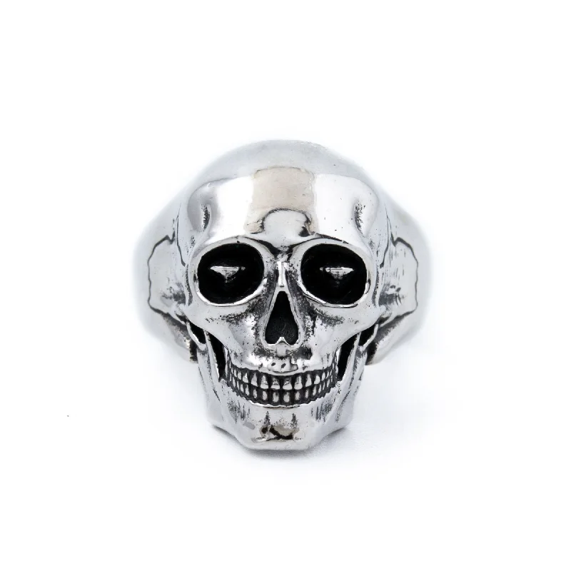 Custom Wedding Set for Her and HimSilver "Arnold" Death Skull Ring