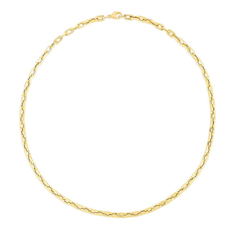 Cute Bracelets-14K Corto Link Paperclip Chain Bracelet