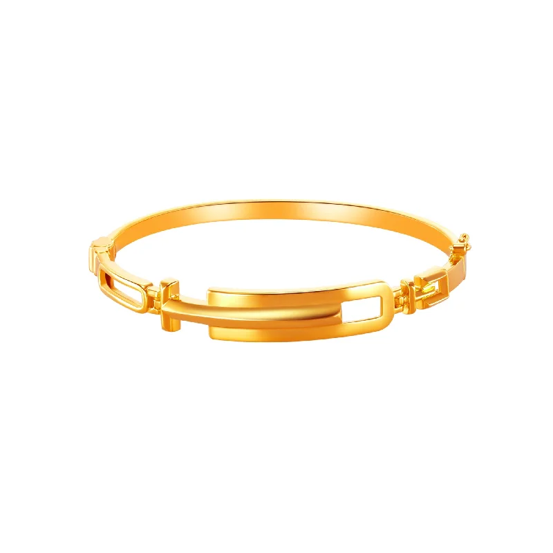 Pink and Gold Bangles-916 Gold UrbanChic Bangle