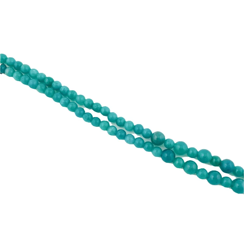 Customizable Sapphire Wedding Ring-Beaded Necklace for Teens-Alluring Amazonite Beaded Necklace