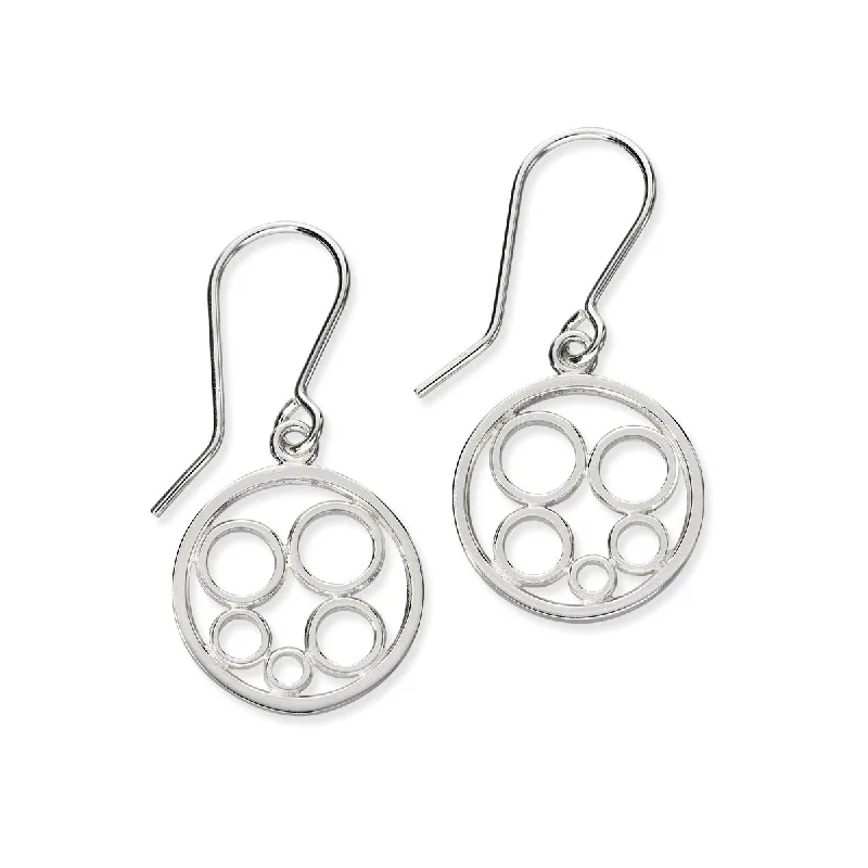 Oversized Stud Earrings for Women-Meira Silver Earrings E1388