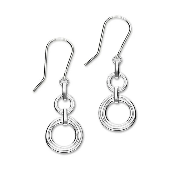 Cute Stud Earrings-Achnabreck Silver Earrings E1625