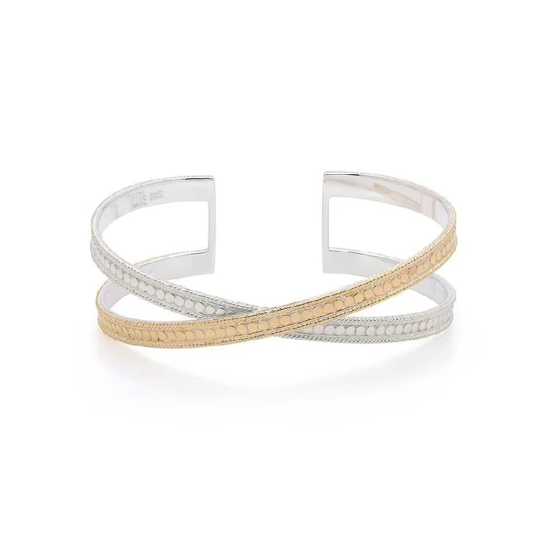 Stackable Bangles-Anna Beck Classic Cross Cuff Bangle