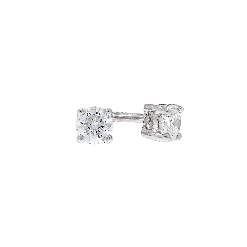 Elegant Gemstone Hoop Earrings-18ct white gold Diamond Solitaire Stud Earrings