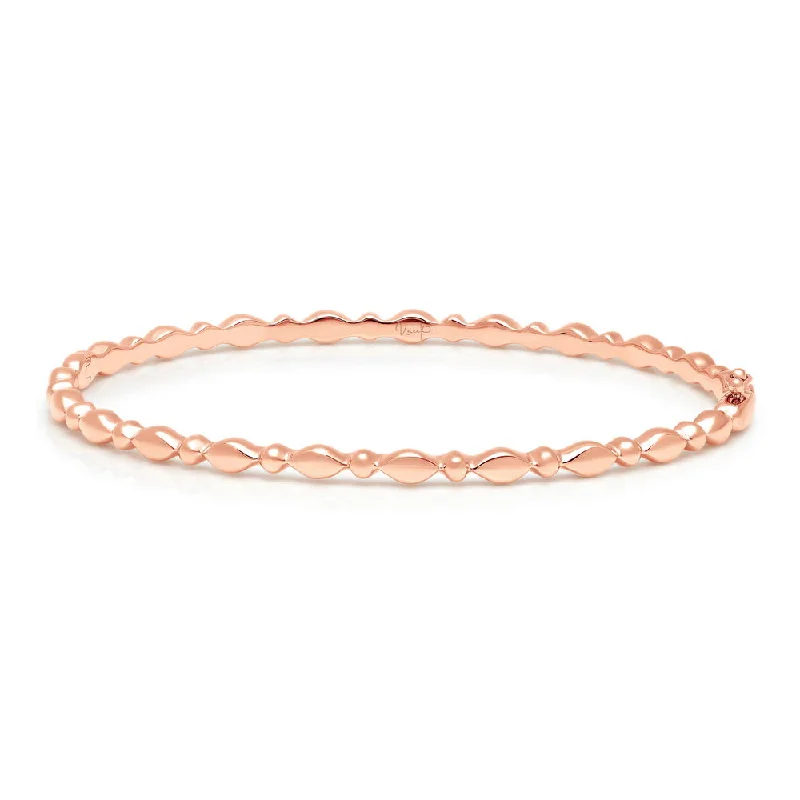 Gold Bangles With Filigree-Uneek Stackable Collection Stackable Bangle