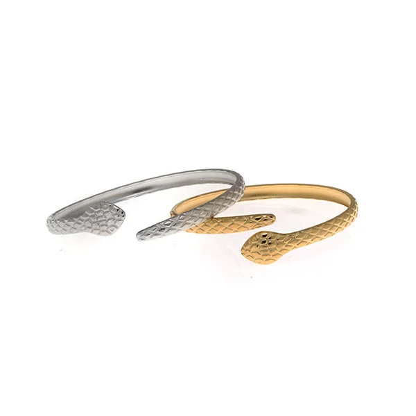 Gold Bridal Bangles-Boa Bangle