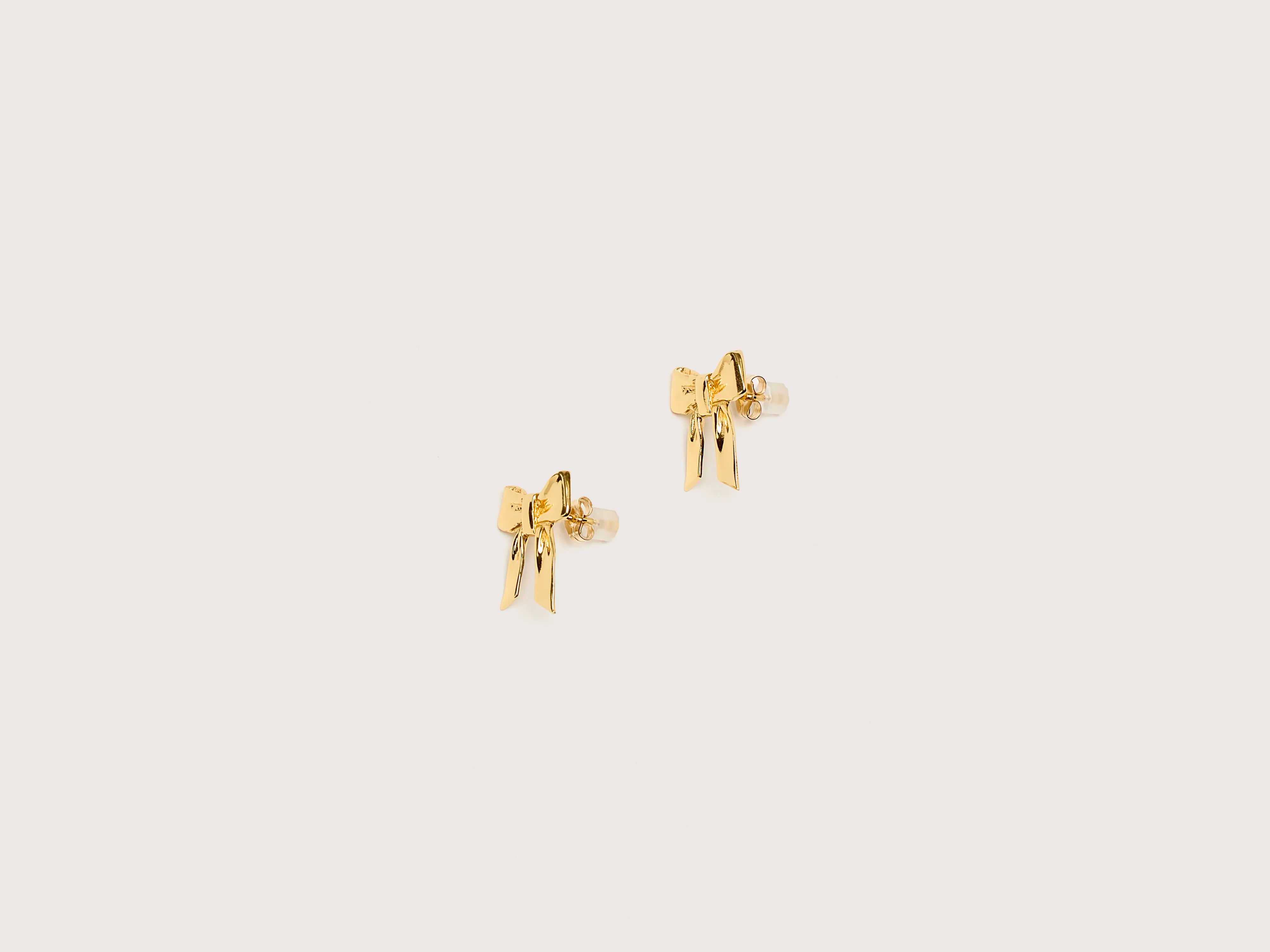 Pastel Earrings-Small Ruby Stud Earrings (242 / W / GOLD)