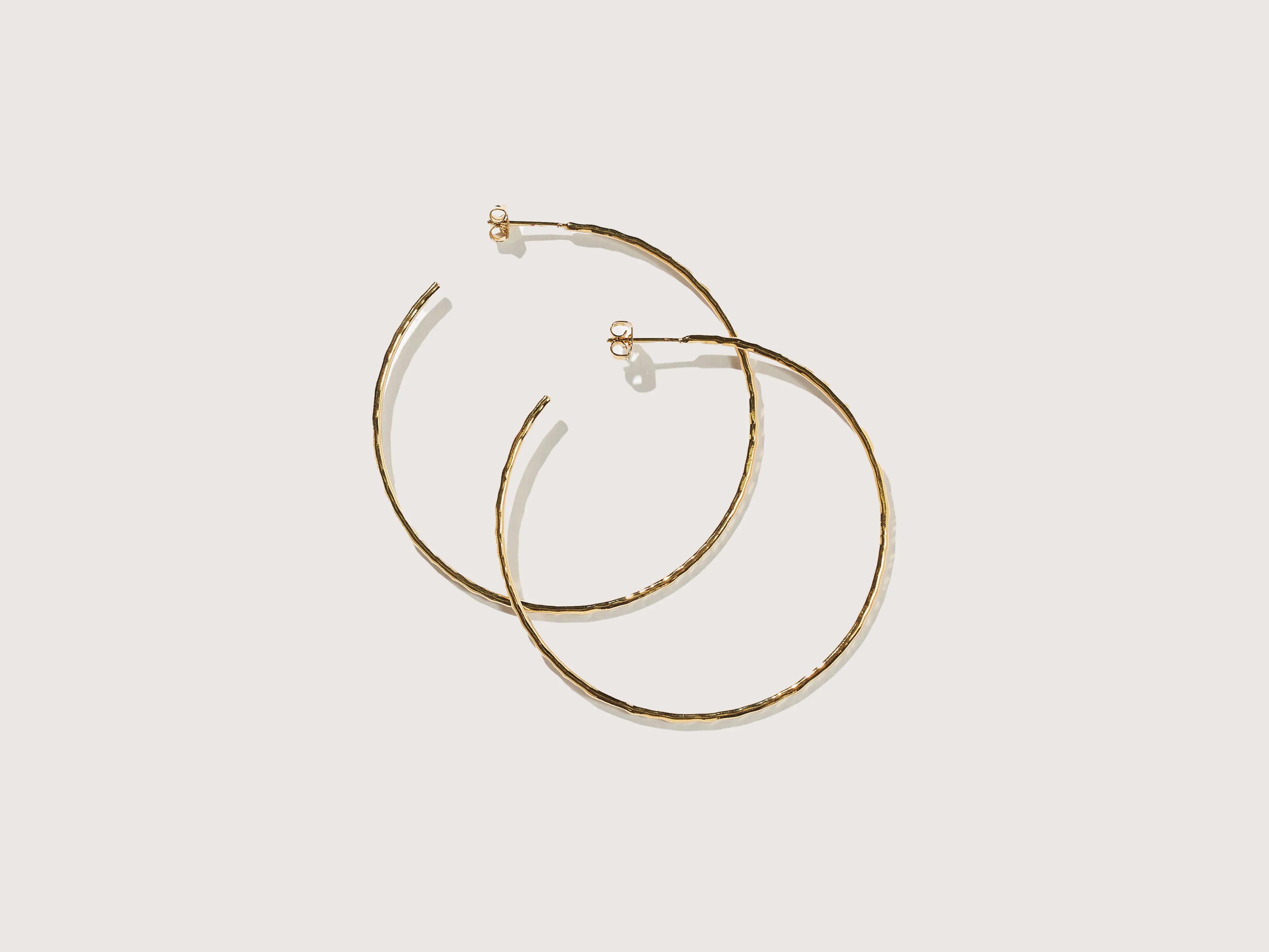 Diamond Hoop Stud Earrings-Illusion Hoop Earrings (242 / W / GOLD)