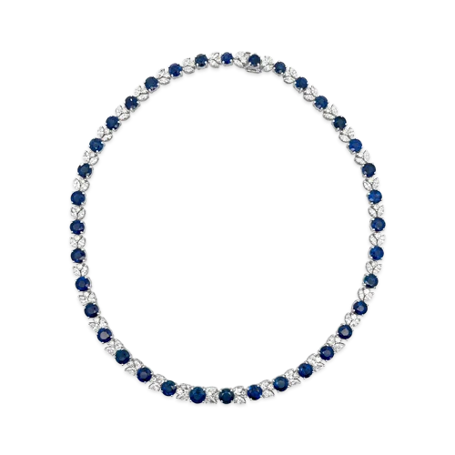 Simple Men's Wedding Band-Elegant Gold Necklace-Sapphire & diamond Necklace