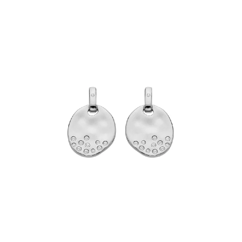 Art Deco Drop Earrings-Hot Diamonds Illuminate Drop Earrings