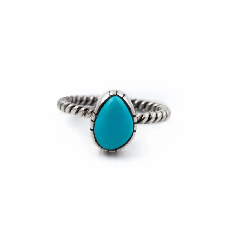 Customizable Engagement Ring for HerSky Blue Turquoise  Ring