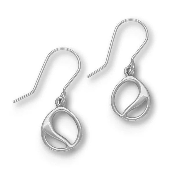 Classic Stud Earrings-Flourish Silver Earrings E1649